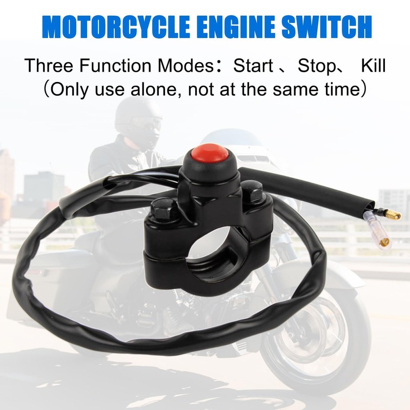 Universal Motorcycle Engine Kill Switch Handlebar Start On Off Switch