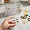 Patch Display 12 Compartment Acrylic Button Display Case for Pins