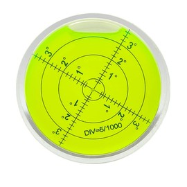 WOYISEPG High Precision Circular Bubble Spirit Levels Golf On-Course Accessories Ball Markers for Golf Putting Aid Reader (60x12mm)