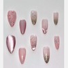 [Yeoun Blush] Handmade Nail Tips - Almond Egg / [여운
