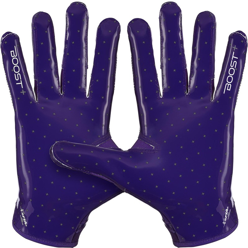 Grip Boost Football Gloves Solid Stealth 6.0 Boost Plus Men's