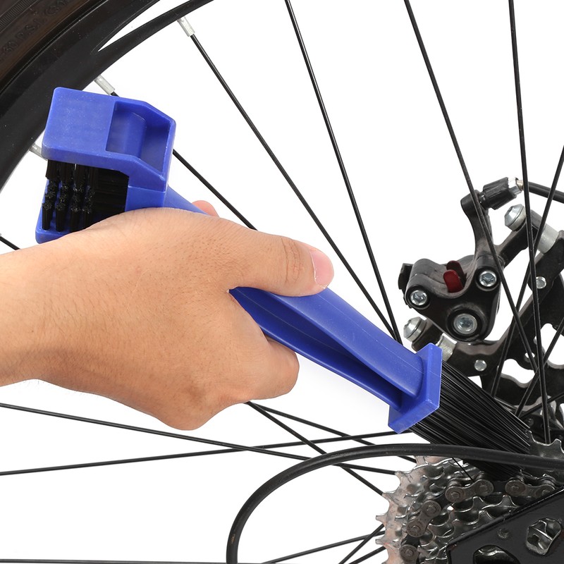 8pcs Bicycle Cleaning Tool Set Kit Bike Chain Tire Cleaning