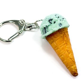 Food Sample Key Holder, Ice Cream (Mint) 091 OK