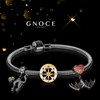 GNOCE Mysterious Compass Charm Bead S925 Sterling Silver Du bist