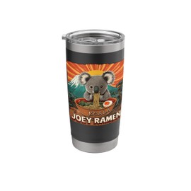 Pop Japanese Art Mt. Fuji Sunset Noodles Cute Koala Joey Stainless Steel Insulated Tumbler