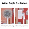InfiniPower 7 inch Stand Fan, 3 Speeds & 3 Modes,