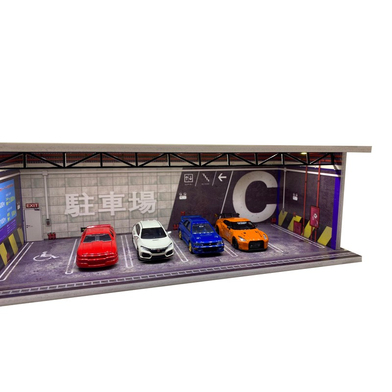 Malamfans - Caja expositora de 1/64 para ruedas calientes, estilo