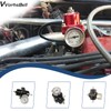 VVORHSBELL Fuel Pressure Regulator, Adjustable 0-140 PSI Aluminum Universal Fuel