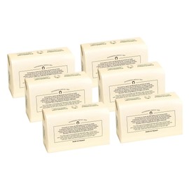 Fer à Cheval Marseille Soap Gentle Perfumed Soap Bar Set of 6, White Tea & Yuzu Scent, 125 g/4.41 oz, Hypoallergenic, Made in France