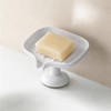 PAVSTINE Soap Holder, Strong Suction Cup Soap Dish, 15 Degree