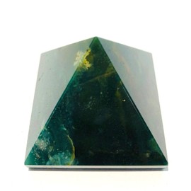 CRYSTALMIRACLE crystalmiracle Bloodstone 121 Grams Pyramid Crystal Healing Reiki feng Shui vaastu Bagua Home Office Gift