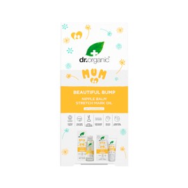 Dr Organic New Mum Gift Set with Organic Calendula, Nipple Balm & Stretch Mark Oil, Soothing Skincare Essentials, Pregnancy Safe, Calming, Natural, Vegan, Cruelty-Free, Paraben & SLS-Free, Organic