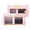 RITALASH Lash Extension Kit 400Pcs,DIY Individual Lashes Clusters Kit,Lash Bond