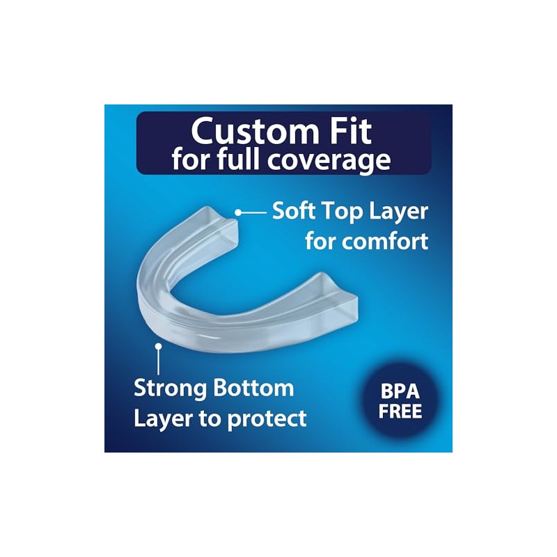 DenTek - Protector dental de máxima protección con ajuste profesional