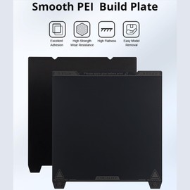 Creality K1 Max Smooth PEI Build Plate Kit, Flexible Spring Steel Platform with Smooth PEI Surface and Magnetic Base Sheet Kit for K1 Max 315x310mm