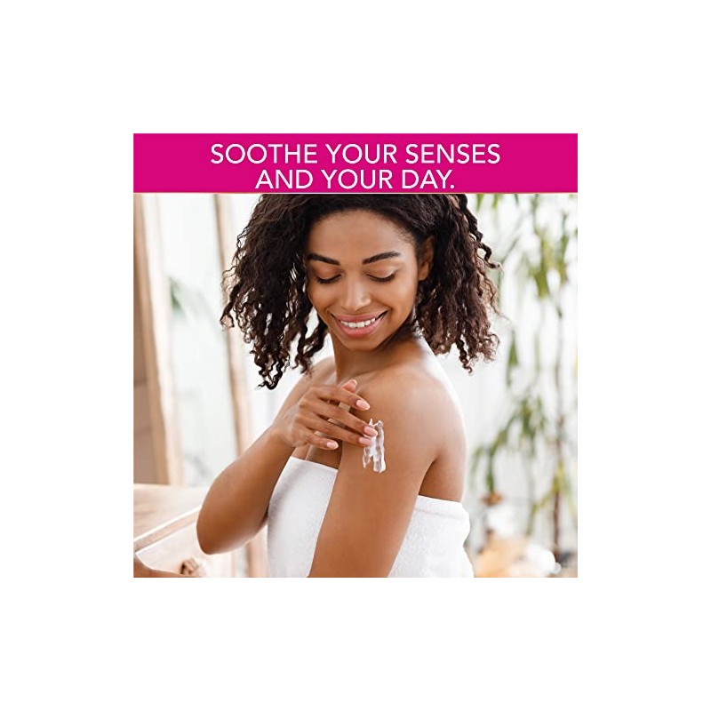 Jergens Lavender Body Butter Moisturizer, 7 Ounce Lotion, with Essential