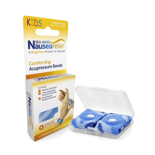 Sea-Band Sea-Band Anti-Nausea Acupressure Wristband for Motion & Morning Sickness,