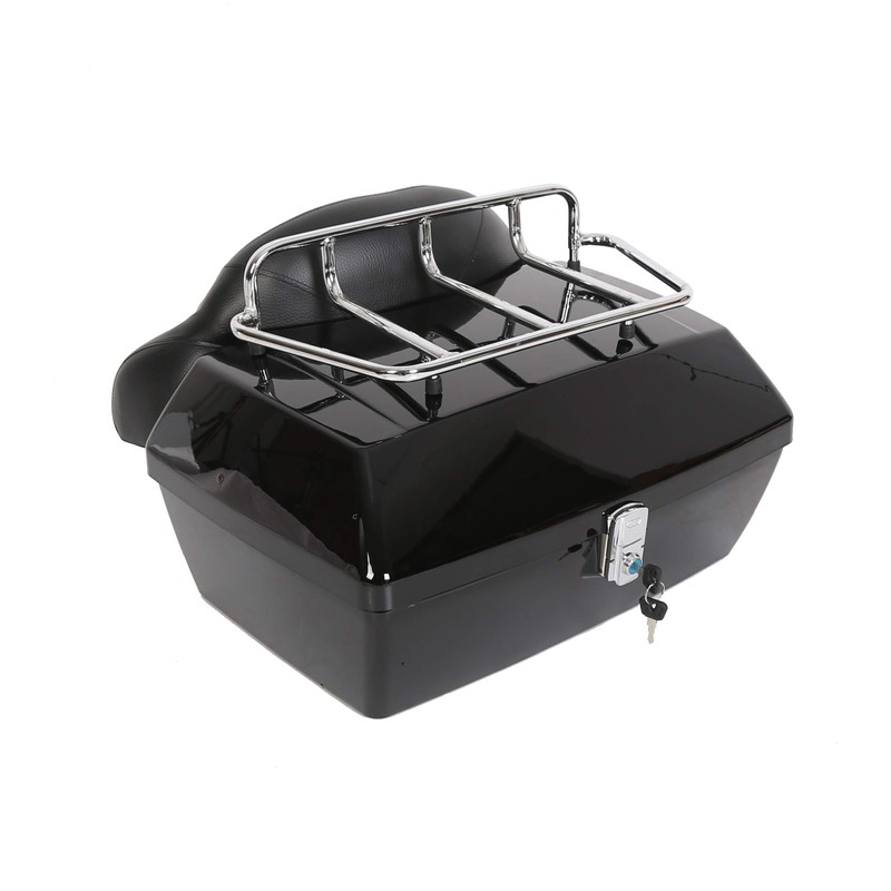 KUAFU Motorcycle Trunk Compatible with Harley Honda Yamaha Suzuki Cruiser