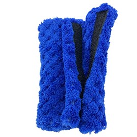 PACK OF 2 Handmade Fleece CPAP BIPAP approx 5" Wrap Around with Hook and Loop Tape Cheek Strap Covers for Sleep Apnea VARIOUS COLOURS (Royal Blue)
