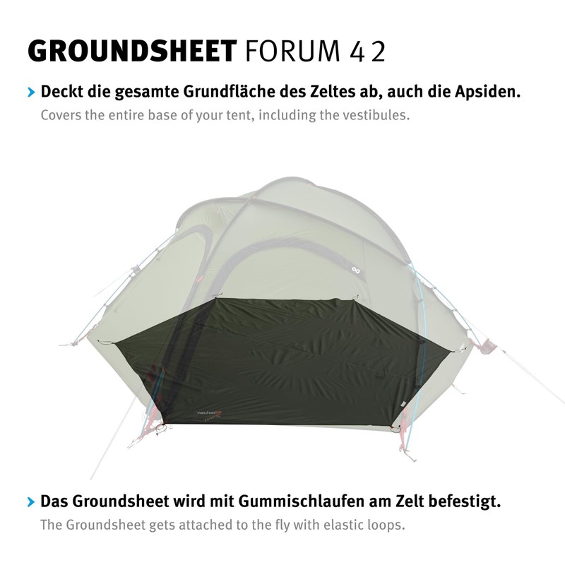 Wechsel tents Groundsheet - Additional Floor Footprint for the Tent