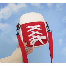 Huimei Women's Shoulder Bag, Shoe Shape, Canvas Bag, Creative Personality, Crossbody Bag, Handbag, Wallet, Men's, Lightweight, Stylish, Cute, Compact Design, b