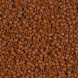 Miyuki Delica 11/0 Cylinder Seed Beads - Dyed SF Op Sienna - DB0794 5 Grams