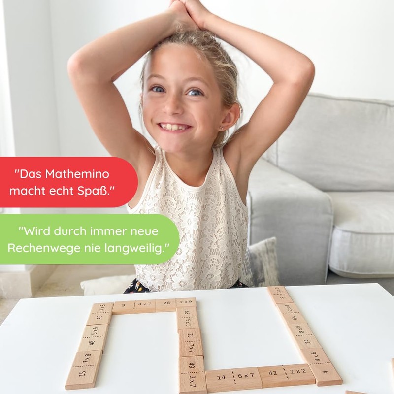 SCHMETTERLINE® Math Dominoes 1x1 Learning with Fun - Funny Computing