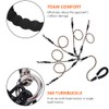 Five Dog Leash,Comfortable Five Dog Leash with Reflective,360 Swivel No