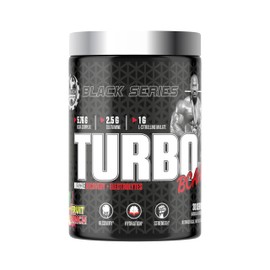 DEXTER JACKSON Black Series Turbo BCAA | Advanced Muscle Recovery Formula for Enhanced Performance | 30 Servings, 390 Gram (Regular, Fruit Punch)