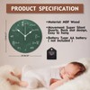 godblessign Math Equations and Notations Wall Clock Green Blackboard Wall