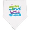 inktastic OBGYN Mom Quote Baby Bandana Bib White and Black