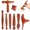 Gykutix 8-Piece Wooden Trigger Point Massager Set, Trigger Point Pusher,