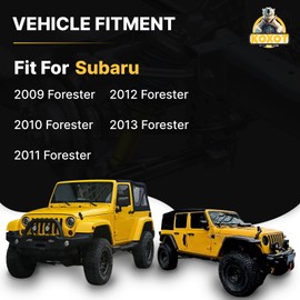 Koxot 10Pcs Front Lower Control Arm Sway Bar Link End Tie Rod End Fit for Subaru 2009 2010 2011 2012 2013 Forester RK622787 RK622789 K750049 ES3712 EV800513