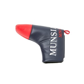Munsing Wear MG5SHC51M Men's NV00 Headcover, Classic Putter Cover, Pin Type, Mallet Type, Magnetic Closure, Golf, NV00 (navy)