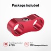 EVIL ENERGY Hose Separator Clamp, Fuel Line Mounting Clamp Aluminum