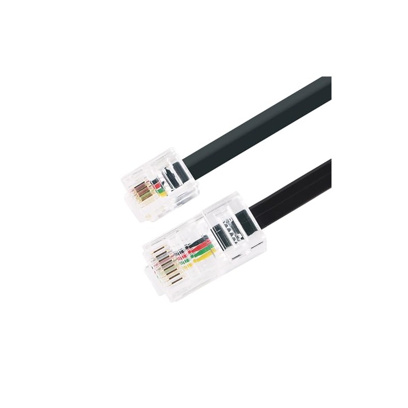 Cable adaptador RJ11 a RJ45, macho a macho cable de