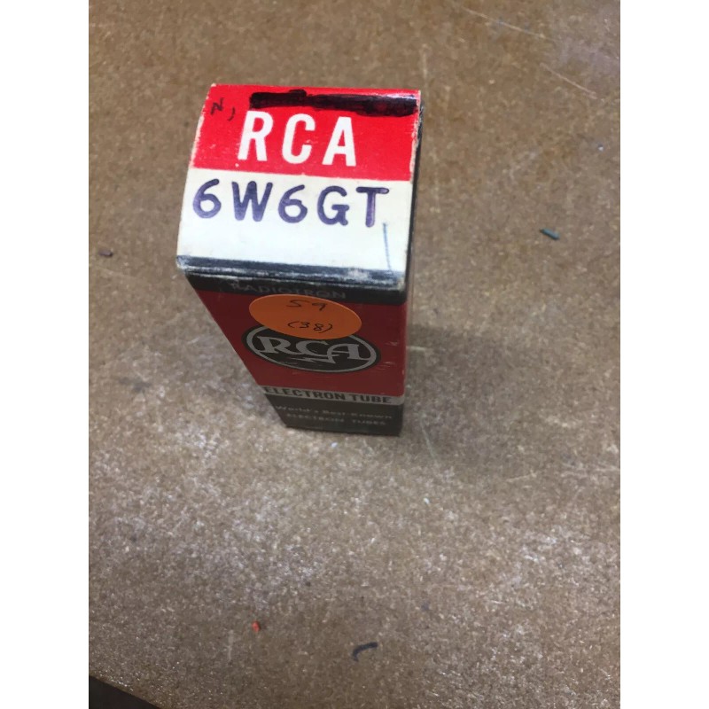 NOS TV-7 tested 6W6GT tube