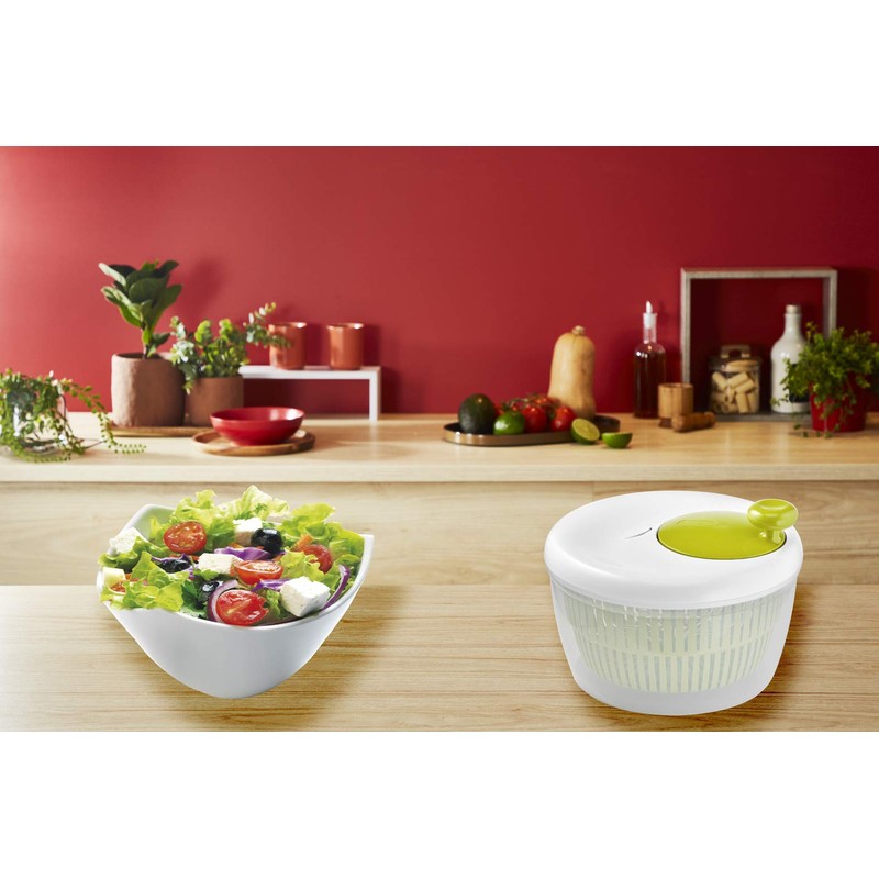 Moulinex Classic Salad Spinner 5 L (5/7 pers), Dishwasher Safe,