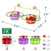 Dreamdrawer 2 Pack Window Hummingbird Feeder, Small Hummingbird Feeder for