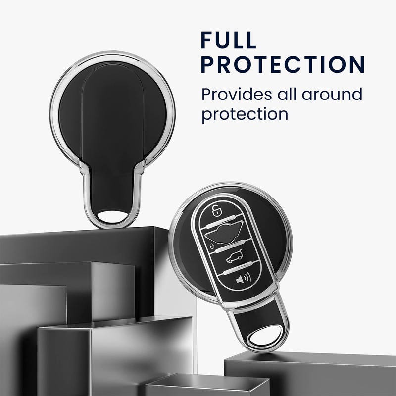 kwmobile Carcasa para Mando Compatible con Mini Llave de Coche