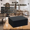 FLKQC Restaurant Menu Covers Holders 8.5" x 11" | Pack