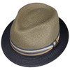 Stetson Licano Toyo Trilby Straw Hat Men - 100% Toyo