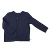 Stephan Baby Snap-Front Stroller Cardigan, Navy Blue, Fits 6-12 Months