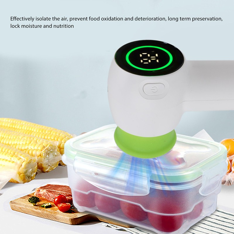 Vacuum Sealer Machine Cordless Handheld Multifunctional Food Vacuum Sealer with