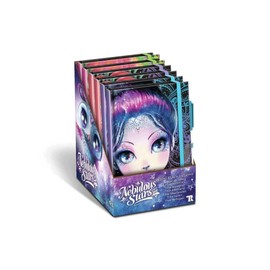 NEBULOUS Deluxe Black Notebook Display (Pack of 6) Notebooks and Colouring Books, Multi-Colour (NS11583)