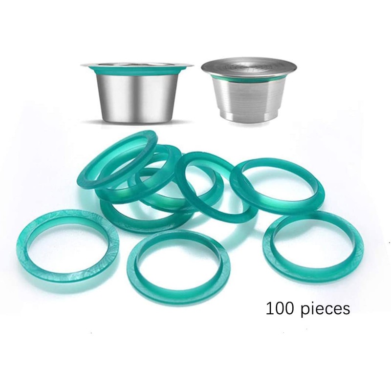 Hsthe Sea Pack of 100 Replacement Sealing Rings for Refillable