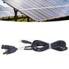 DC Solar Adapter 8mm Brass Connector Splitter Converter Cable for