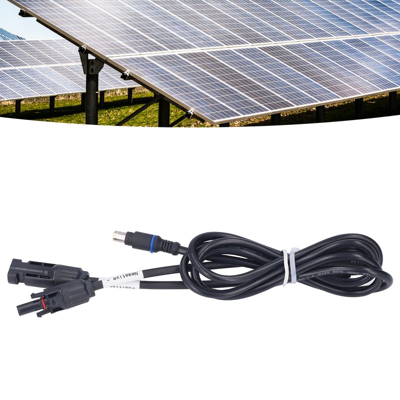 DC Solar Adapter 8mm Brass Connector Splitter Converter Cable for