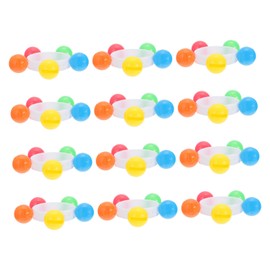 STOBOK 12pcs Wrist Rattle Colorful Bracelets Wrist Rattles Colored Wristbands Children Rattle Bracelet Kids Band Wrist Wristband Bells Plastic Wrist Bell Child Vocalize Child Wrist Leash