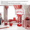 Christmas Stop Here Decor Metal Solid Wood LED Delicate Santa